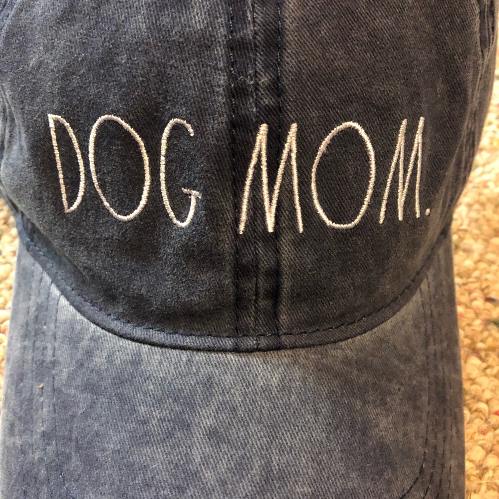 🆕 Rae Dunn Dog Mom Baseball Hat Blue - Picture 3 of 8